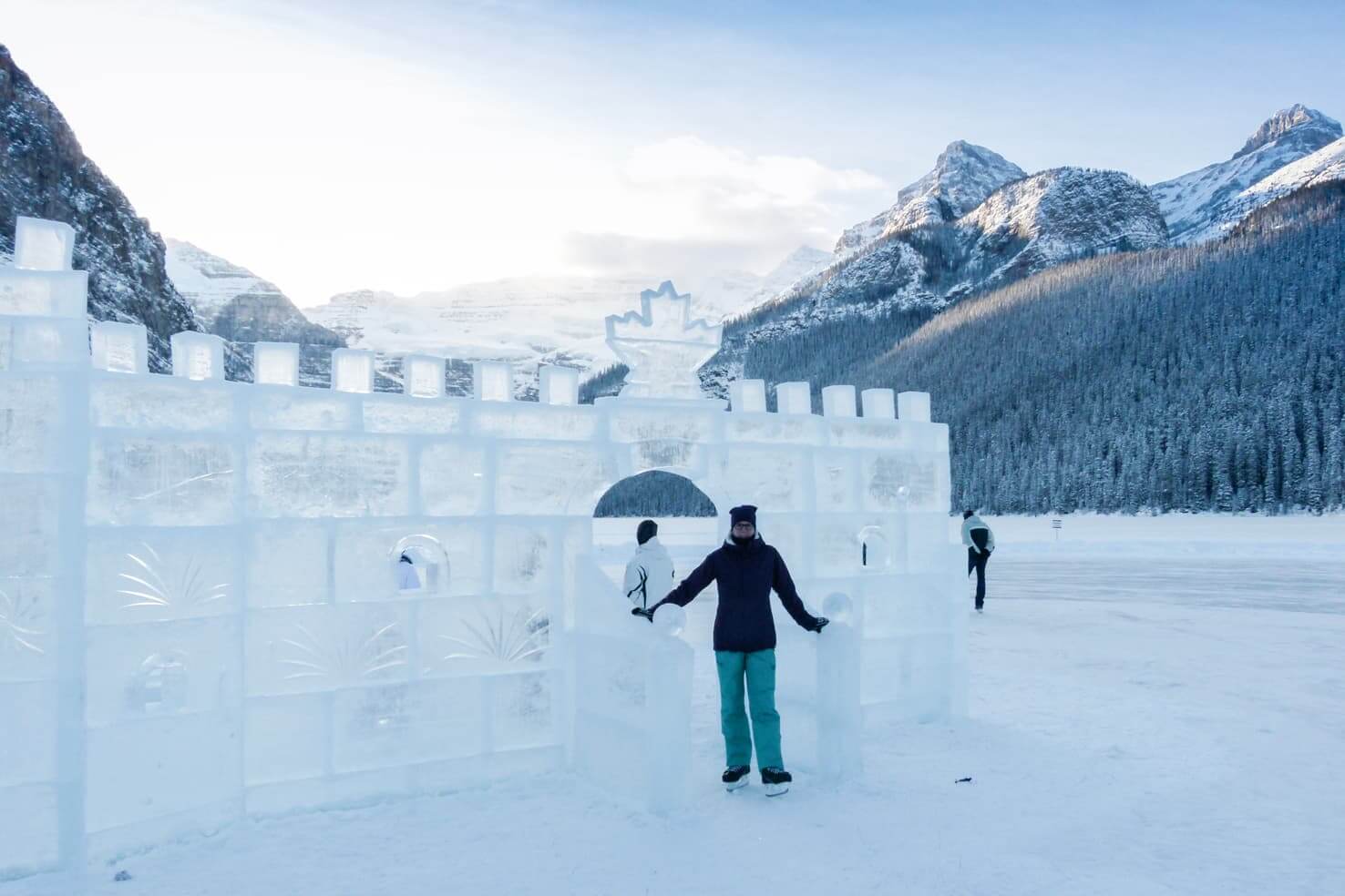 100 best things to do in Banff National Park, Canada - See ice castle & sculptures in Lake Louise