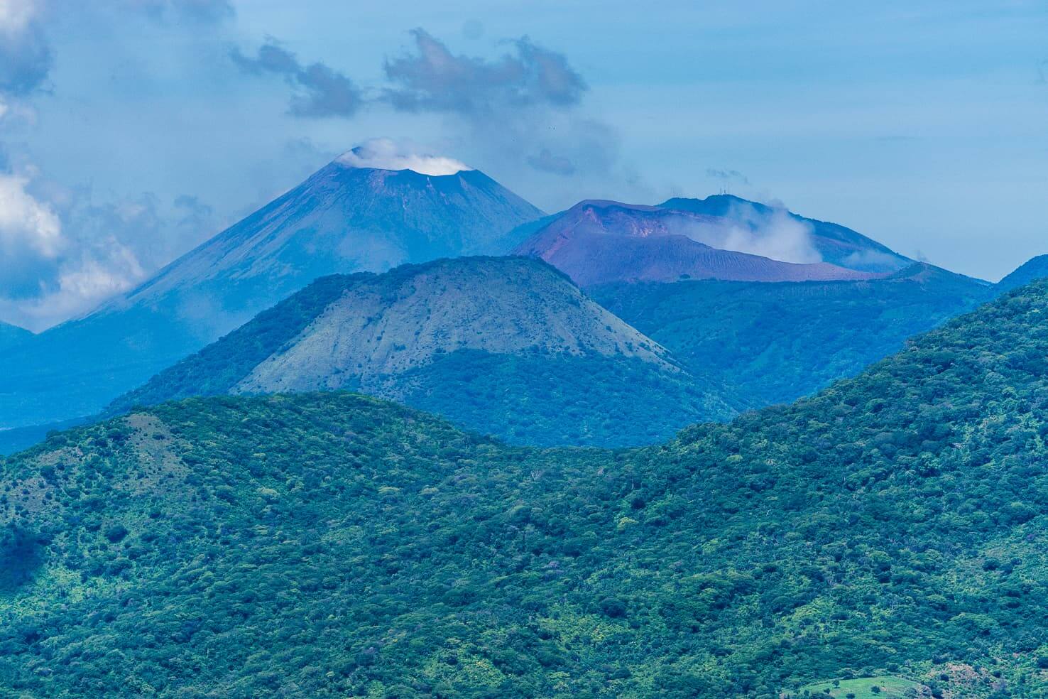 Cerro Negro volcano near Leon, Nicaragua