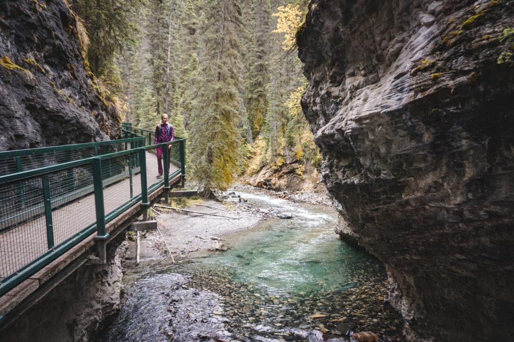 Johnston Canyon hike to Ink Pots
