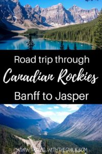 One of the world’s most scenic drives. Magnificent, that’s the word that comes to my mind when I think of the Icefields Parkway. Road trip everybody loves! | Banff National Park | Jasper National Park | Lake Louise | Canada | Canadian Rockies | Things to do in Banff | Icefields Parkay | #canada #banff #banffnaionalpark #jaspernationalpark #canadianrockies #adventuretravel