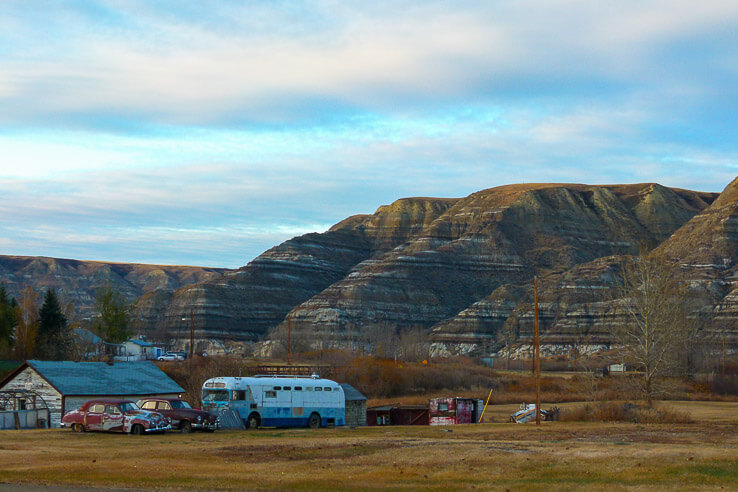 Traveling back in time in Drumheller, Alberta