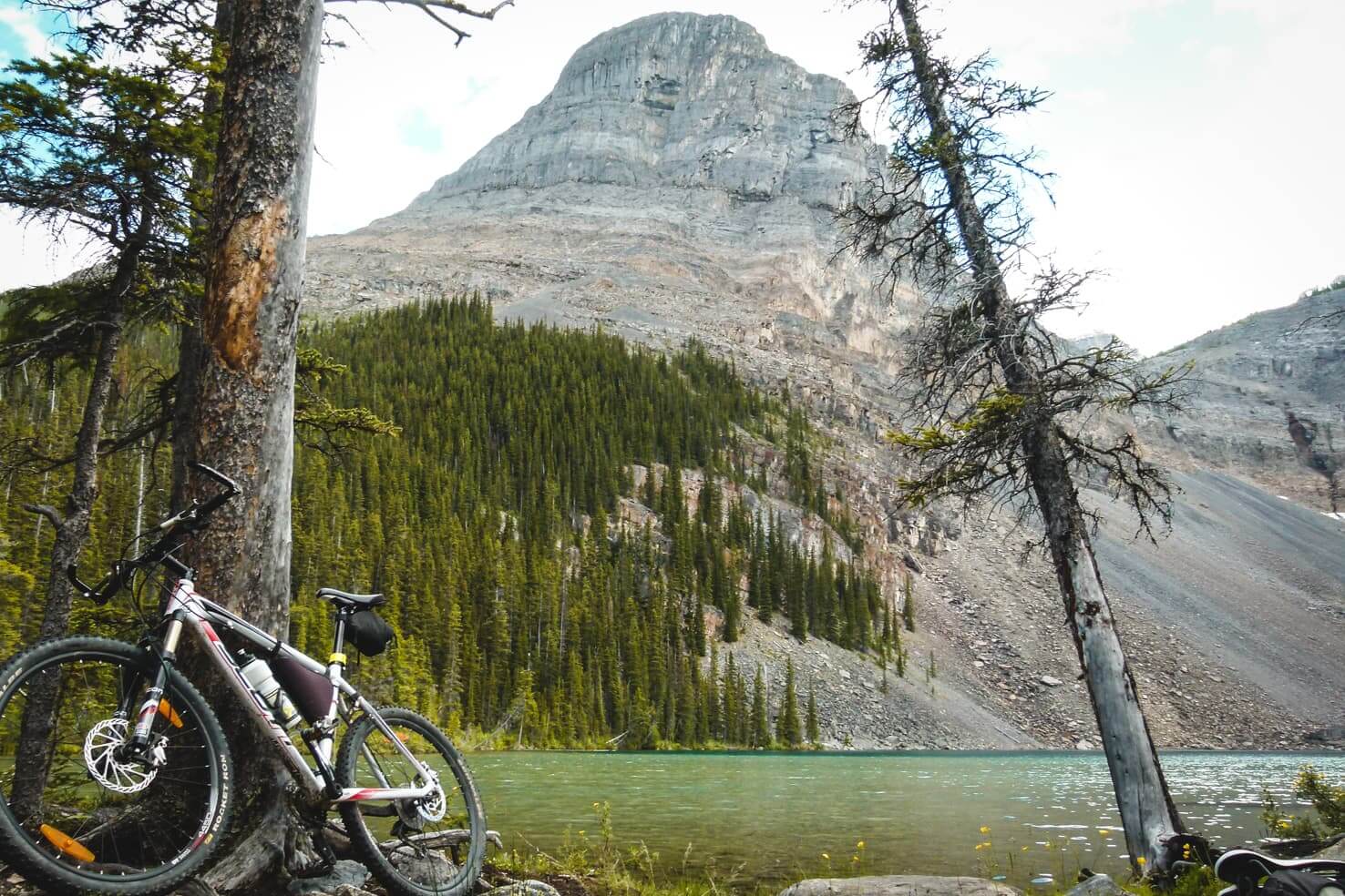Bike trails around Banff - Ross Lake