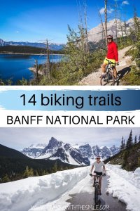 Biking trails around Banff national park