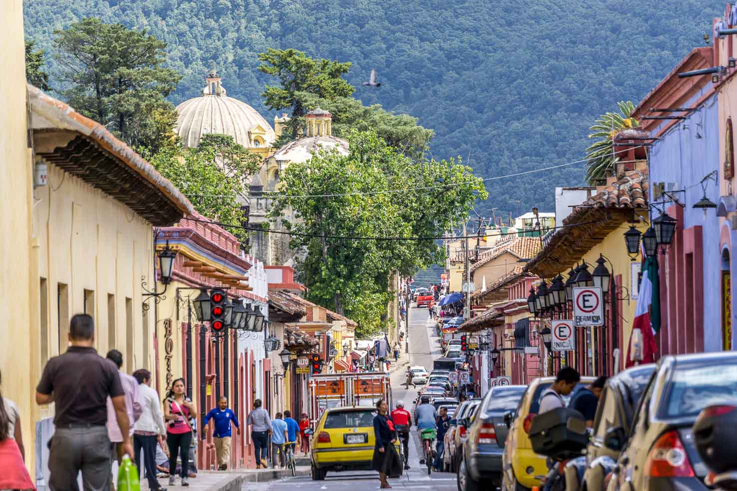 Streets of San Cristobal de las Casas, Mexico