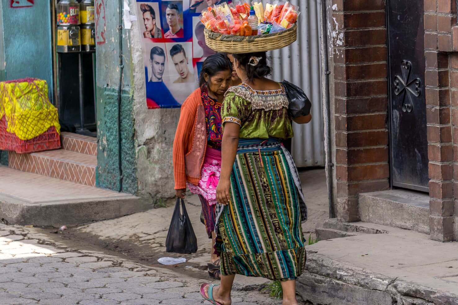 Chichicastenango - The biggest colorful market of Mayan culture