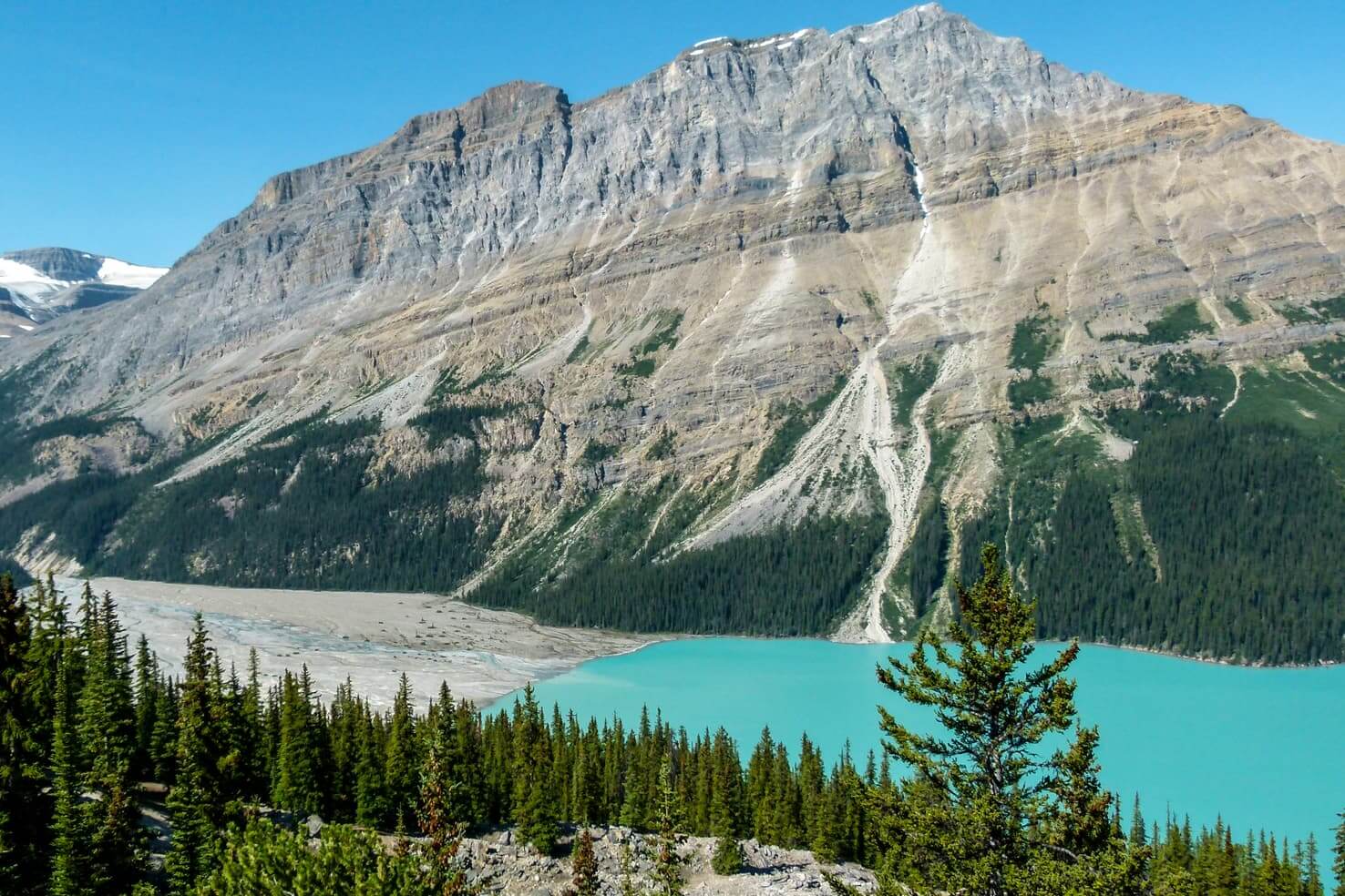 Peyto Lake, Canada - photoshopped or real