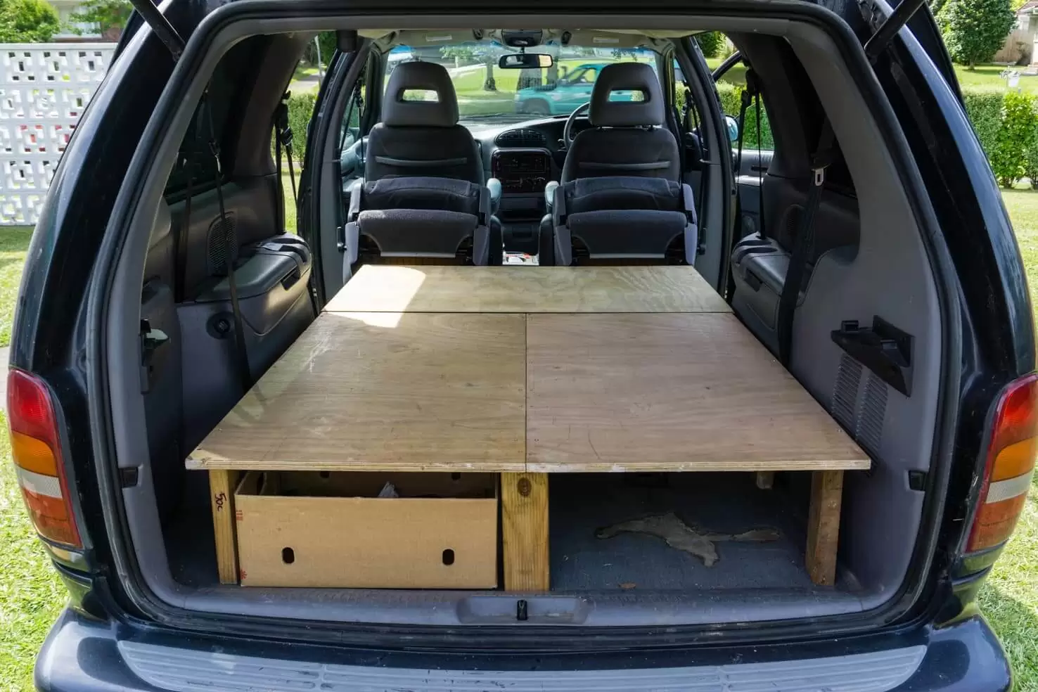 Dodge caravan conversion store van