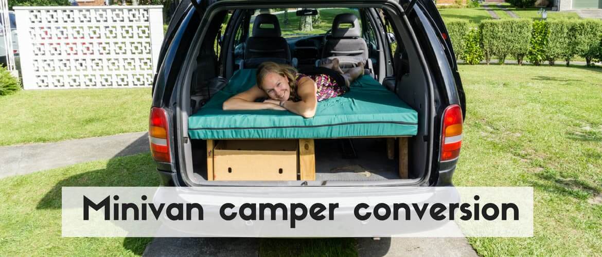 Chrysler Grand Voyager Dodge Grand Caravan minivan camper conversion feat