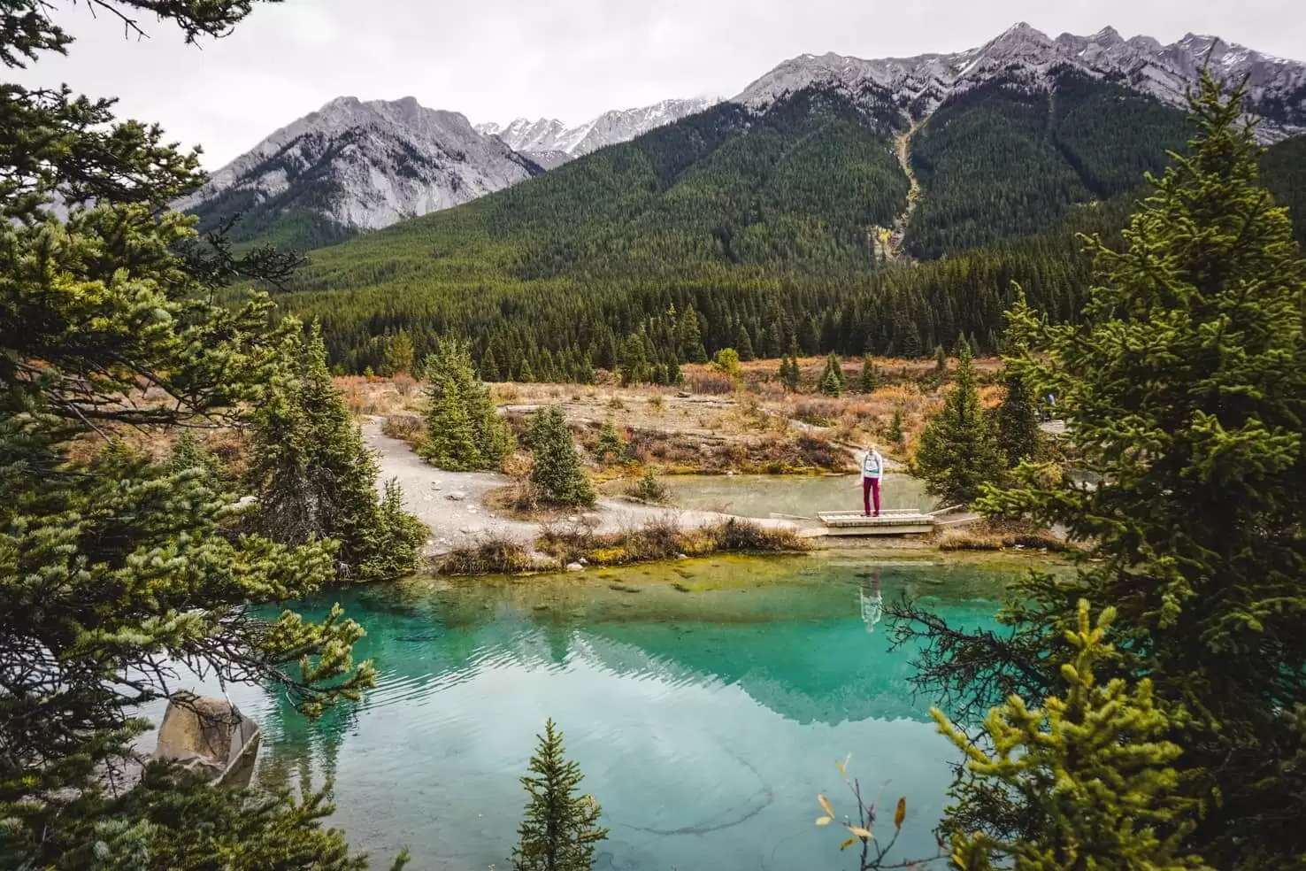 Johnston Canyon hike to Ink Pots