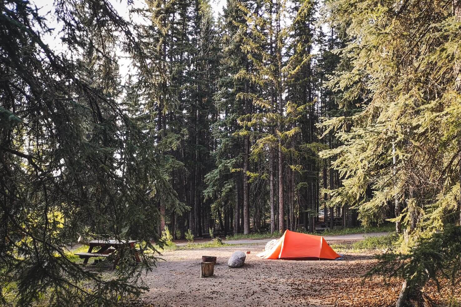 Camping in Jasper National Park - Kerkeslin Campground