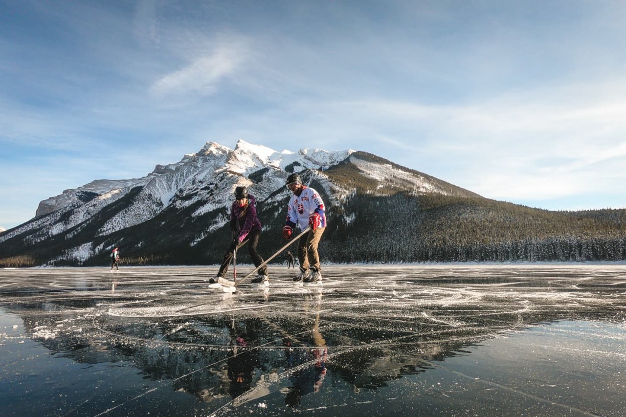 Epic Places for Ice Skating in Banff & Canmore (+Video)