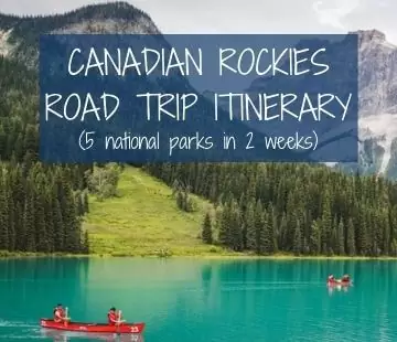 Canadian Rockies road trip itinerary