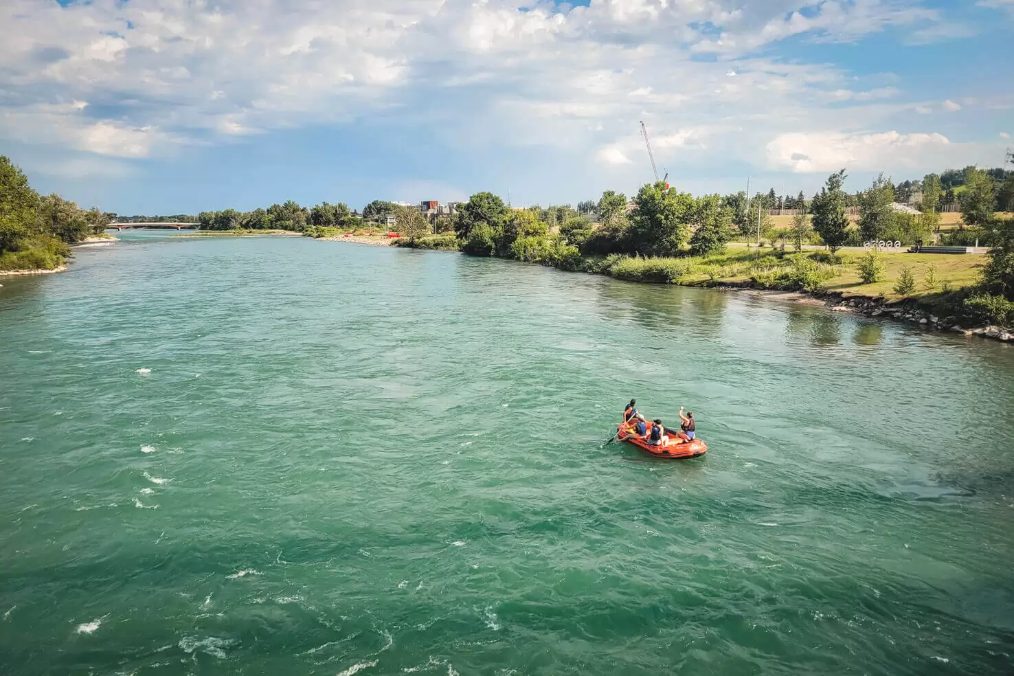 Float down the Bow River