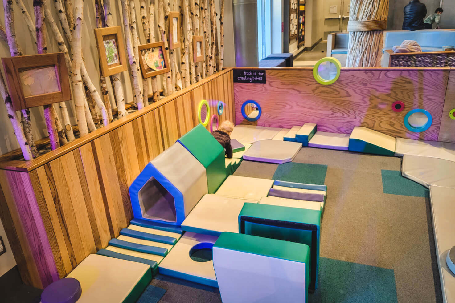 Baby area at Creative Kids Museum at Telus Spark in Calgary