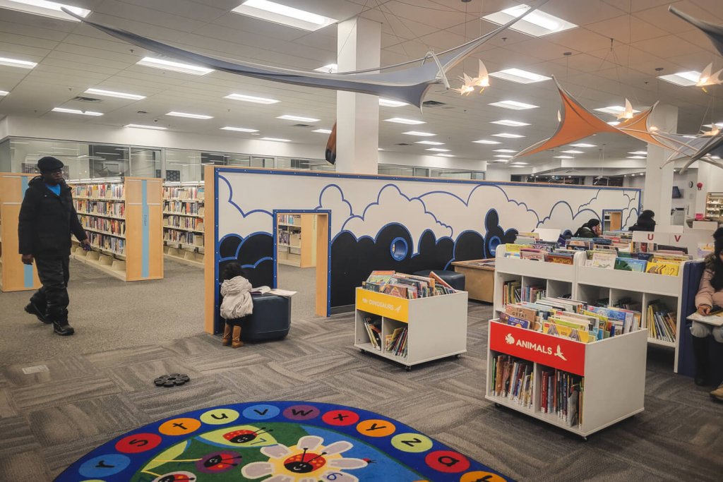 Up, Up, and Away Early Learning Centre at Saddletowne Library