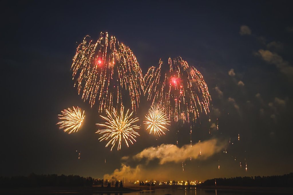 Fireworks at Global Fest, Calgary