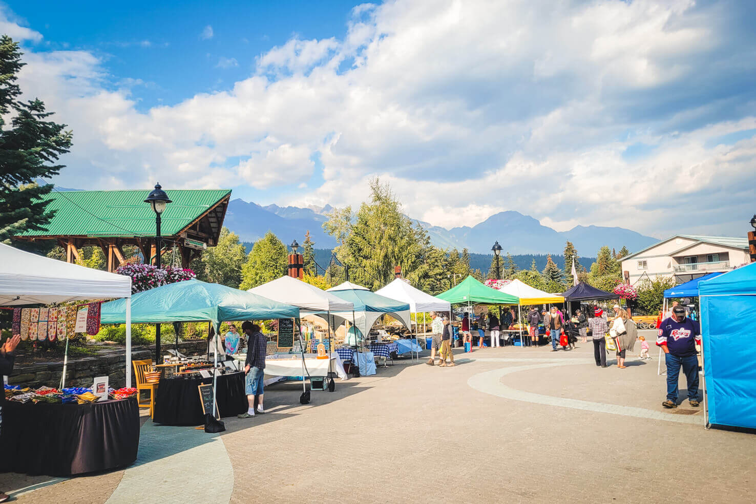 Farmer's Market in Golden, BC