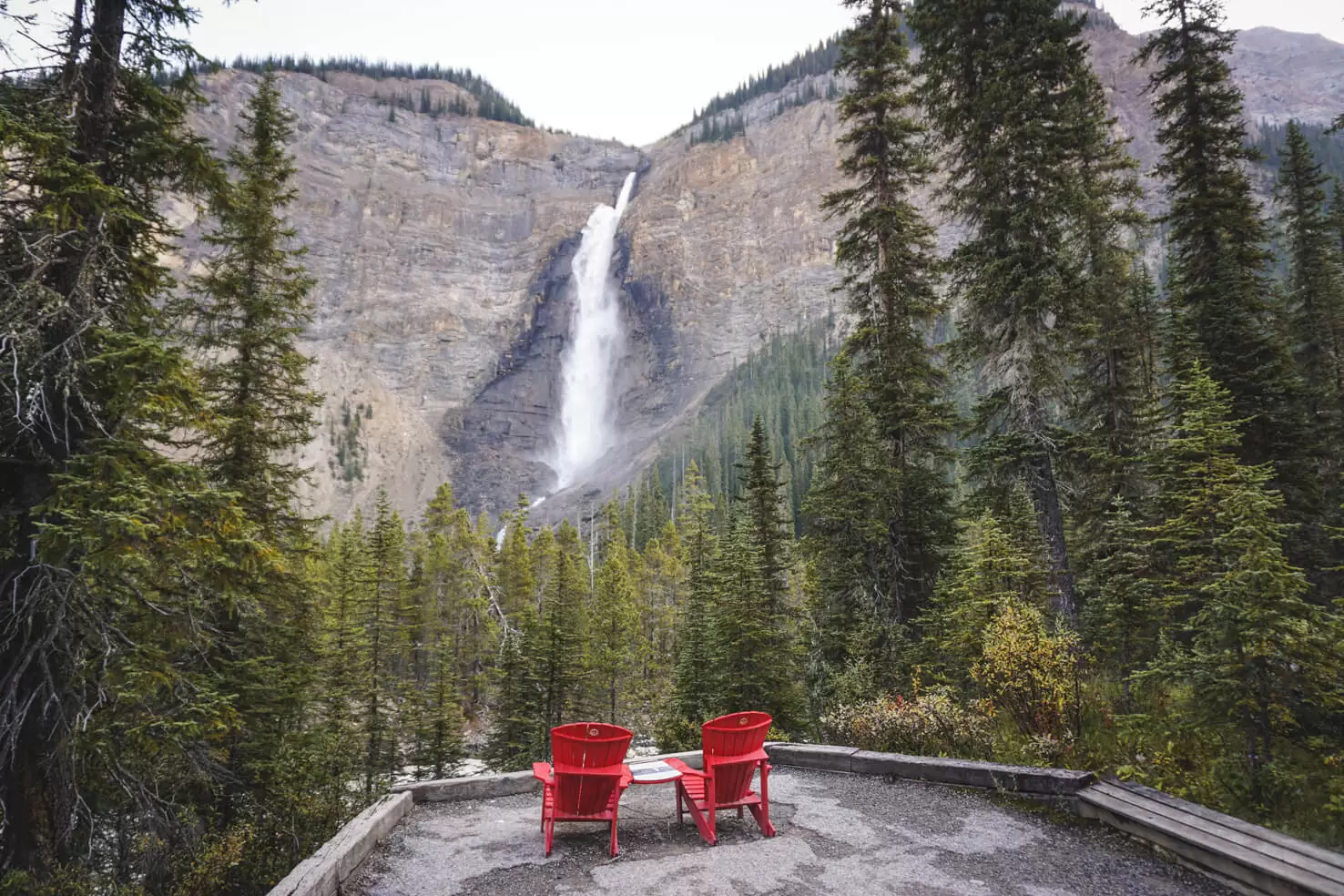 Takakkaw Falls in Yoho National Park