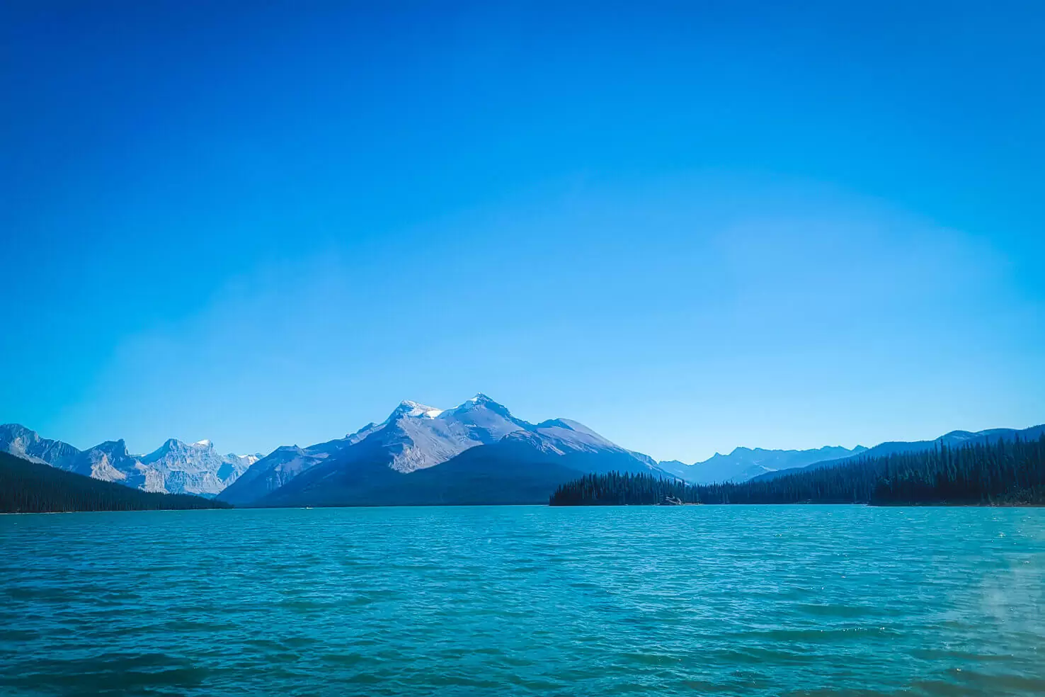 maligne lake river cruise